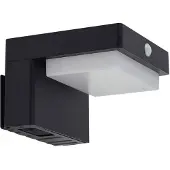 LINDBY Buitenverlichting , Eleazar, Zwart, Balkon, Aluminium, Modern