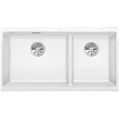 BLANCO Subline 430/270 - Silgranit spoelbak, 76x46 cm, wit 523155