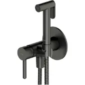 Omnires Y - Inbouw bidetkraan met douche en inbouwdeel, grafiet SYSYBI2GR