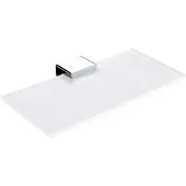 Nimco Kibo - Plank, lengte 20 cm, mat glas/chroom Ki 14091B-1U-20-26