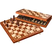 Philos Schachset De Luxe, inklapbaar, speelveld 50 mm, houten bordspel