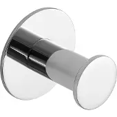 Sapho X-Round Self-Zelfklevende haak, gepolijst RVS
