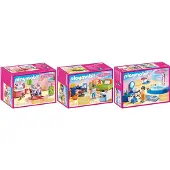 Playmobil Dollhouse Set van 3 onderdelen 70209 + 70210 + 70211