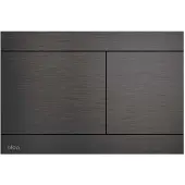 Alca Flat - Bedieningsplaat, geborsteld gun metal FUN-GM-B