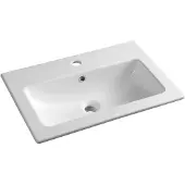 Sapho Practico Keramische wastafelmeubel wastafel 60x40cm, wit