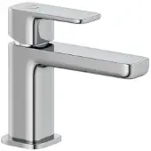 Kludi Renon - Wastafelkraan met afvoerplug Push-Open, EcoPlus, chroom 422670575