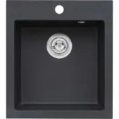 Alveus Cortina - Granieten spoelbak 45x50 cm, carbon 1133432