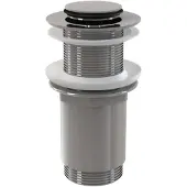 Alcadrain - Wastafeluitloop 5/4" zonder overloop, ClickClack, metaal A394