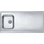 Alveus Classic Pro - Spoelbak, 120x60 cm, rvs 1130473