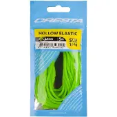 Cresta Hollow Elastic Line 5 M Geel 2.6 mm
