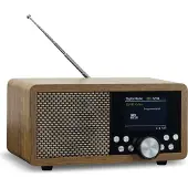 Dynavox Wereldontvanger DAB+, FM, DAB DAB+, Bluetooth, SD, USB Bruin