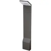 LUCANDE LED tuinpadverlichting - tuinlamp NEVIO, zwart, Aluminium, Modern, LED buitenlamp