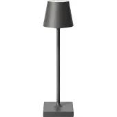 Sigor Oplaadbare tafel lamp LED Nuindie pocket, 21 cm, grafietgrijs, 1,4W, Flex-Mood, 2200K/2700K, IP54, Ra85, USB-C, dimbaar