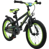 Bikestar Urban Jungle kinderfiets 16 inch zwart /groen male