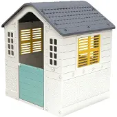 DOLU Playhouse White/Blue/Yellow