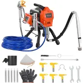 Vevor Airless verfspuit 1500 W 3300 psi