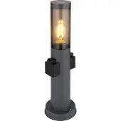 Globo Tuinlamp Boston antraciet met stopcontact