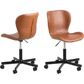Ebuy24 Bali kantoorstoel bruin.