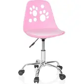 Hjh OFFICE FANCY I - Kinder bureaustoel Roze