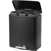 Luzzo pedaalemmer 51 liter 3x17 ltr afvalbak afvalscheiding -