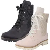 Rieker Zwarte Bottines Hoogwaardig imitatieleer 38
