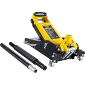 Vevor hydraulische rolkrik 2 ton laag profiel zware aluminium hydraulische krik met dubbele zuiger snelhefpomp, geel