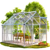 Gardebruk Tuinkas Aluminium 250x190x195cm met Fundering
