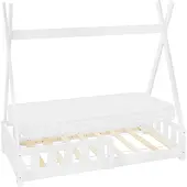 ML-Design Kinderbed Buddy | hout lichtgroen 160x30x17 cm ledikanten | NADUVI