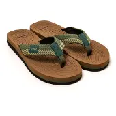 Brasileras Strand-/badschoen 'Maverick' mosterd / groen / spar