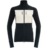 Devold - Women's Egga Grid Merino Jacket - Merinovest L, zwart