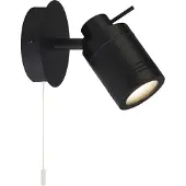 Searchlight Badkamer wandspot Samson zwart