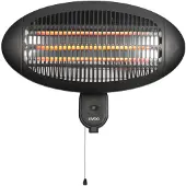 Livoo Terrasverwarmer - Heater - wall mounted - Patio Heater - Black - Outdoor - 2000W - 3 standen