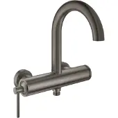 GROHE Badkamermeubels, Eéngreeps badmengkraan ATRIO hard grafiet geborsteld