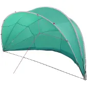 vidaXL Zwembadkoepel 500 x 500 x 236 cm 185T polyester met PU-coating