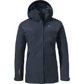 Schöffel Outdoorjas 'Tamina' blauw / navy / nachtblauw / grijs