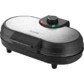 Unold 48165 Dubbele pancakemaker - Zwart,- RVS