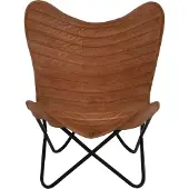 Lesli Living Vlinderstoel Billy, kleur: bruin,