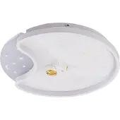 LINDBY Plafondlamp , Kosmo, Wit, Woonkamer, Kunststof, Jong wonen