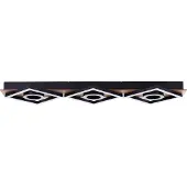 Brilliant Plafondlamp Maureen – 88 cm – Zwart met Hout