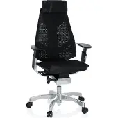 Hjh OFFICE GENIDIA PRO - High end bureaustoel Zwart