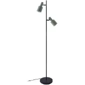 LINDBY Vloerlampe , Ovelia, Zwart, Werkkamer / Kantoor, Metaal, Modern