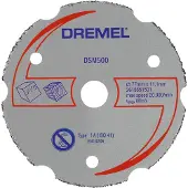 Dremel DSM500 2615S500JB Doorslijpschijf recht 77 mm 1 stuk(s) Hardhout, Zacht hout, Multiplex, Laminaat, Kunststof, Gi