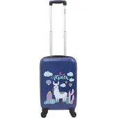 Saxoline Handbagage Harde Koffer / Trolley / Reiskoffer - 55cm (Small) - Lama Print - Bedrukt / Small
