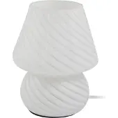 LINDBY Tafellampe , Andriana, Wit, Woonkamer, Glas, Modern