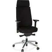 Hjh OFFICE MOVE-TEC PRO 3D - Professionele bureaustoel Zwart
