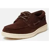 Timberland Men Portofino Pier Boat Shoe Dark Brown Suede-Schoenmaat 40