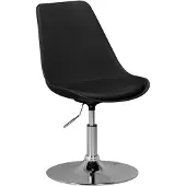 Amstyle Bezoekersstoel Kunststof modern Zwart SPM2.004