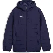 Puma Winterjas 'TeamAdditions' donkerblauw / wit