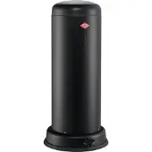 Wesco Big Baseboy Prullenbak met Soft Close | 30 Liter | Metaal - Matzwart | Pedaalemmer