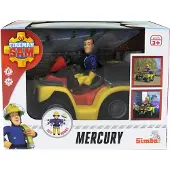 Simba - Speelgoedvoertuig Brandweerman Sam - Quadbike Mercury met Brandweerman Sam - vanaf 3 jaar